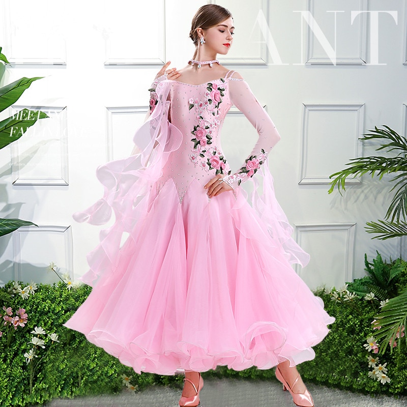ダンス　ドレス　衣装　ピンク