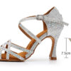 silver heel 75mm