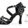 black heel 85mm