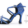 blue heel 75mm