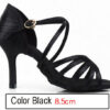 Black 8.5cm Heel