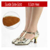Gold 65cm heel