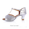 Silver V 5cm heel