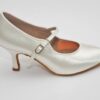 white heel 75mm