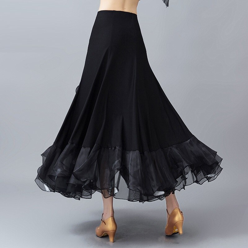 女性の社交ダンススカート女性のベリーダンスのスーツモダンダンスのワルツ社交ダンスの摩耗振り子ロングスカート D0816 | 社交ダンスアウトレット