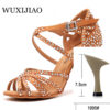 bronze heel 7.5cm